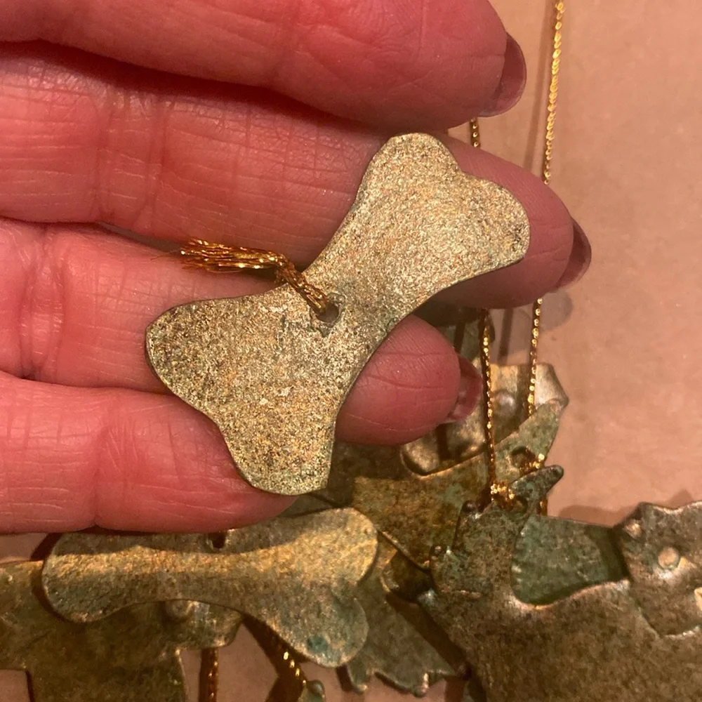 Rana Trading Co. Dog Bone Metal Pup Puppy Pet Doggy 9’ Garland